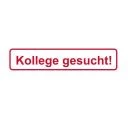 Kollege gesucht Aufkleber