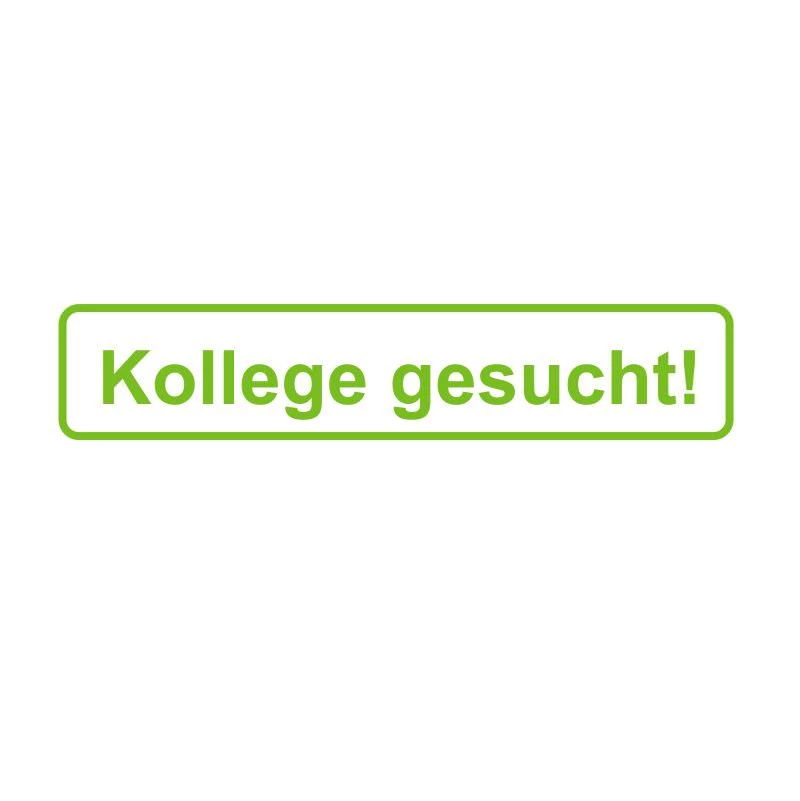 Kollege gesucht Aufkleber