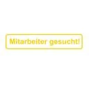 Mitarbeiter gesucht Aufkleber