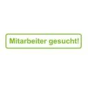 Mitarbeiter gesucht Aufkleber