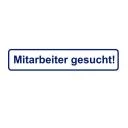 Mitarbeiter gesucht Aufkleber