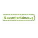 Baustellenfahrzeug Aufkleber