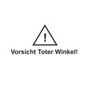 Vorsicht Toter Winkel Aufkleber