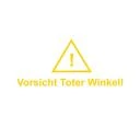 Vorsicht Toter Winkel Aufkleber