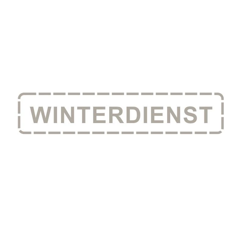 Winterdienst Aufkleber