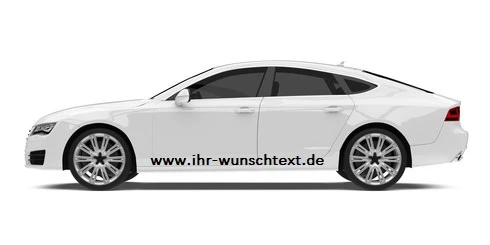 Wunschtext Aufkleber