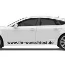 Wunschtext Aufkleber