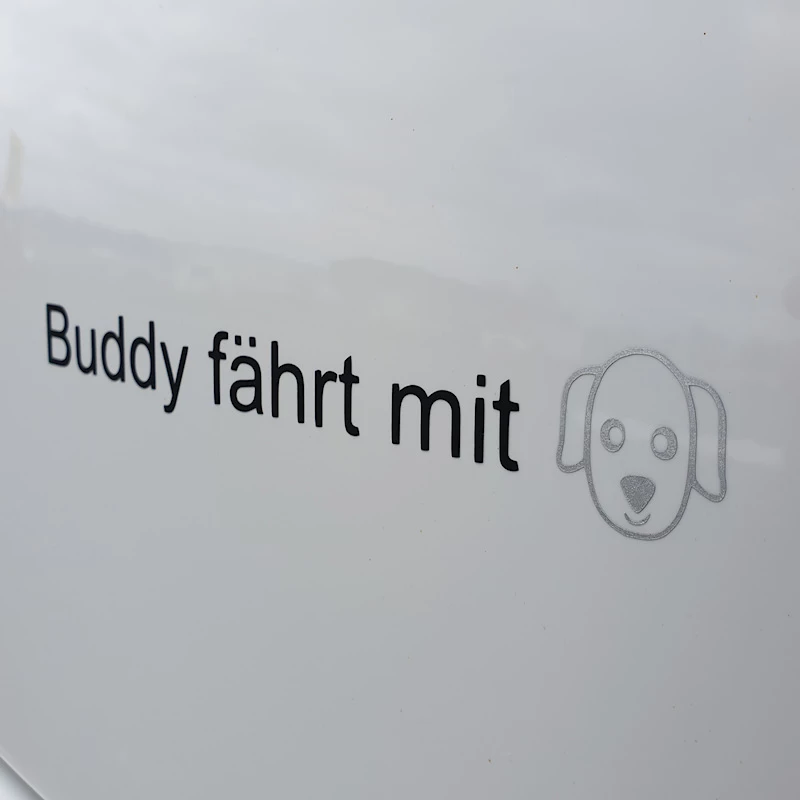 Wunschtext Aufkleber