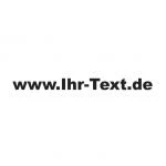Domainaufkleber mit Ihrer Internetadresse