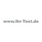Domainaufkleber mit Ihrer Internetadresse