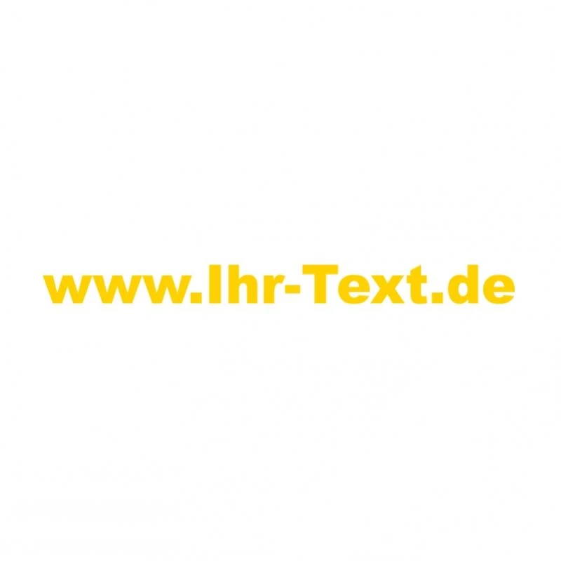 Domainaufkleber mit Ihrer Internetadresse
