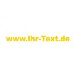 Domainaufkleber mit Ihrer Internetadresse