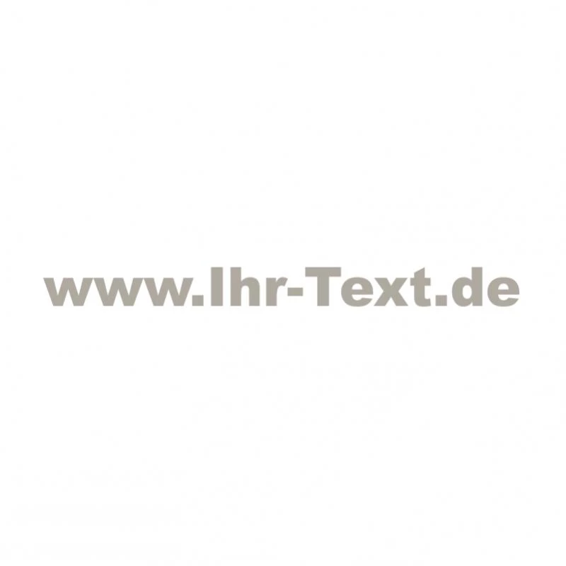 Domainaufkleber mit Ihrer Internetadresse