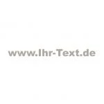 Domainaufkleber mit Ihrer Internetadresse