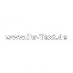 Domainaufkleber mit Ihrer Internetadresse