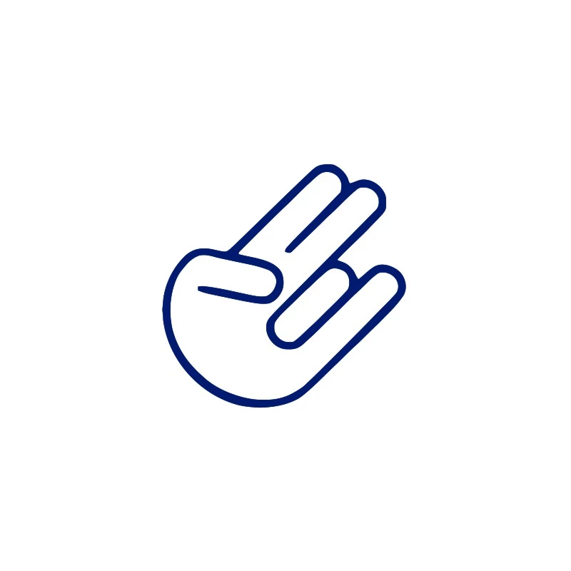 Shocker Hand Aufkleber