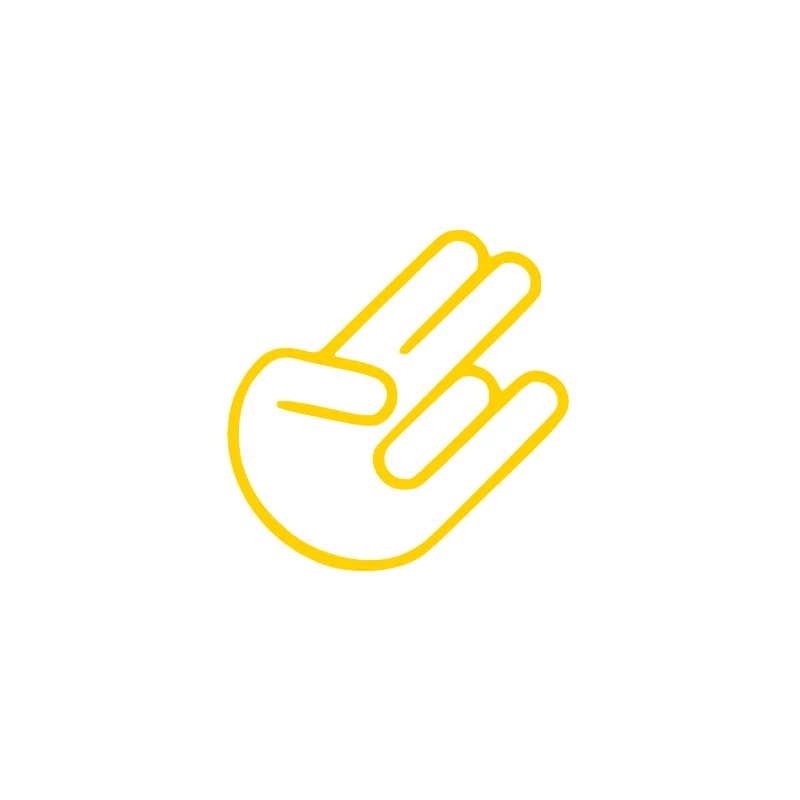 Shocker Hand Aufkleber