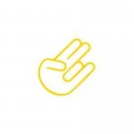Shocker Hand Aufkleber