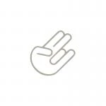 Shocker Hand Aufkleber