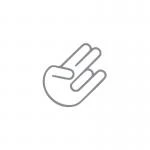 Shocker Hand Aufkleber