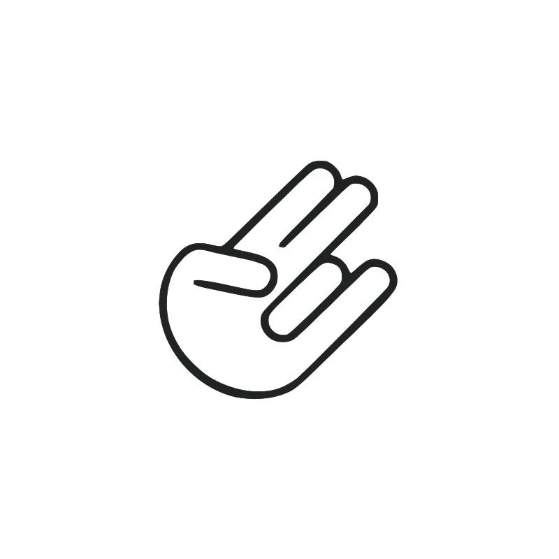 Shocker Hand Aufkleber