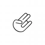 Shocker Hand Aufkleber