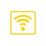 WLAN-Symbol Aufkleber 3 STÜCK-SET