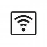 WLAN-Symbol Aufkleber 3 STÜCK-SET