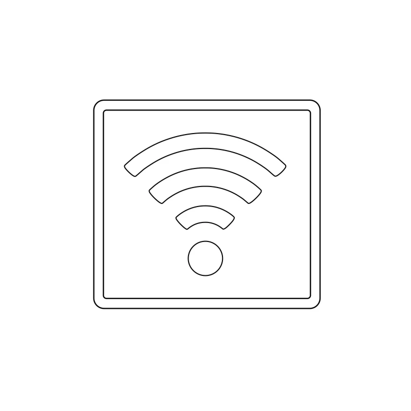 WLAN-Symbol Aufkleber 3 STÜCK-SET