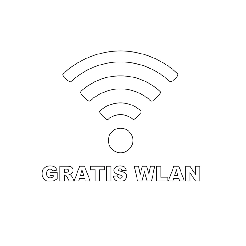 WLAN-Aufkleber