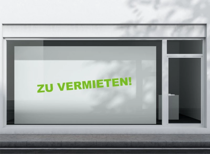 Zu vermieten Aufkleber Standard