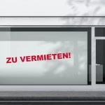 Zu vermieten Aufkleber Standard