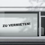 Zu vermieten Aufkleber Standard