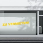 Zu vermieten Aufkleber Standard
