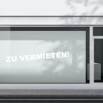 Zu vermieten Aufkleber Standard