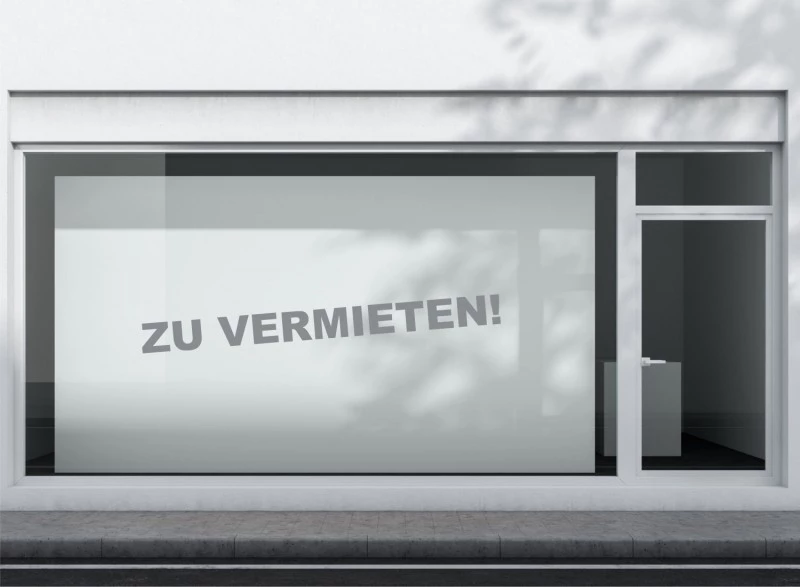 Zu vermieten Aufkleber Standard