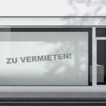 Zu vermieten Aufkleber Standard